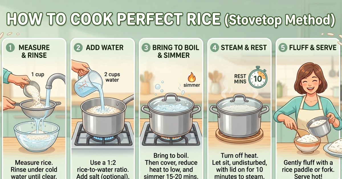 How to Cook Rice Perfectly: Easy Step-by-Step Guide