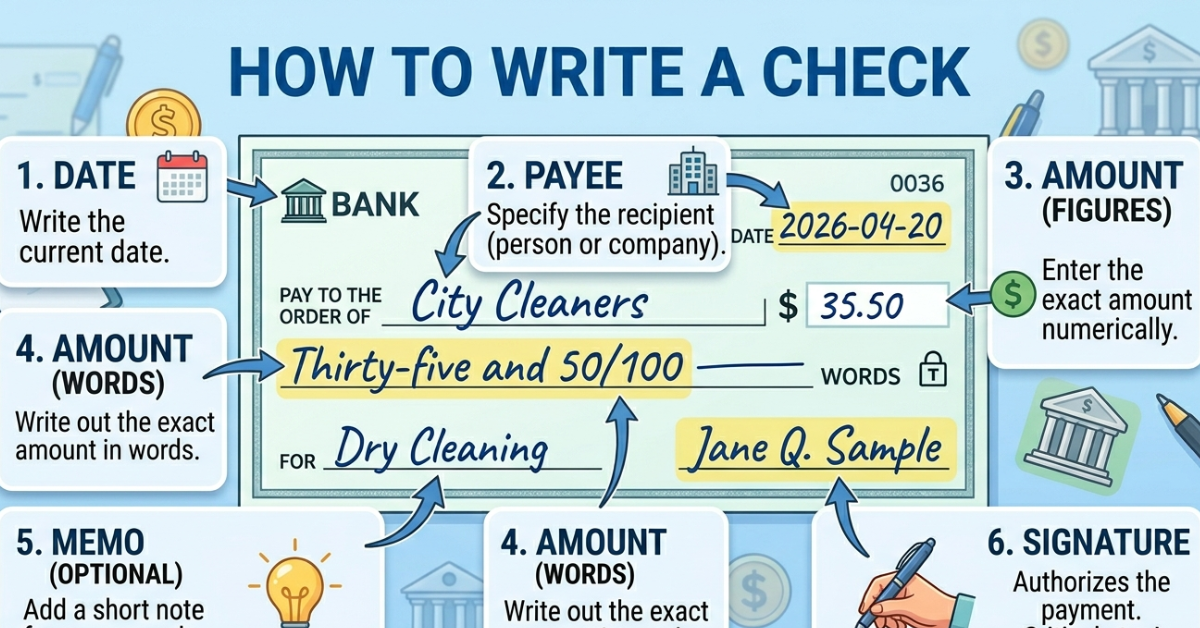 How to Write a Check: Simple Step-by-Step Guide
