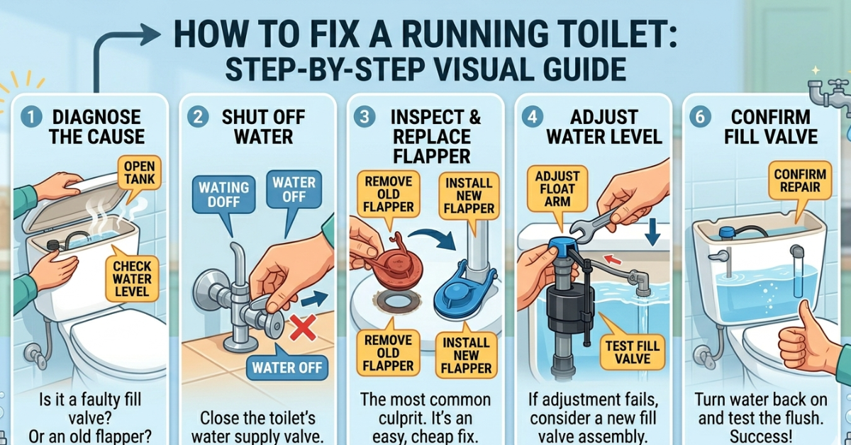How to Fix a Running Toilet: Easy DIY Guide