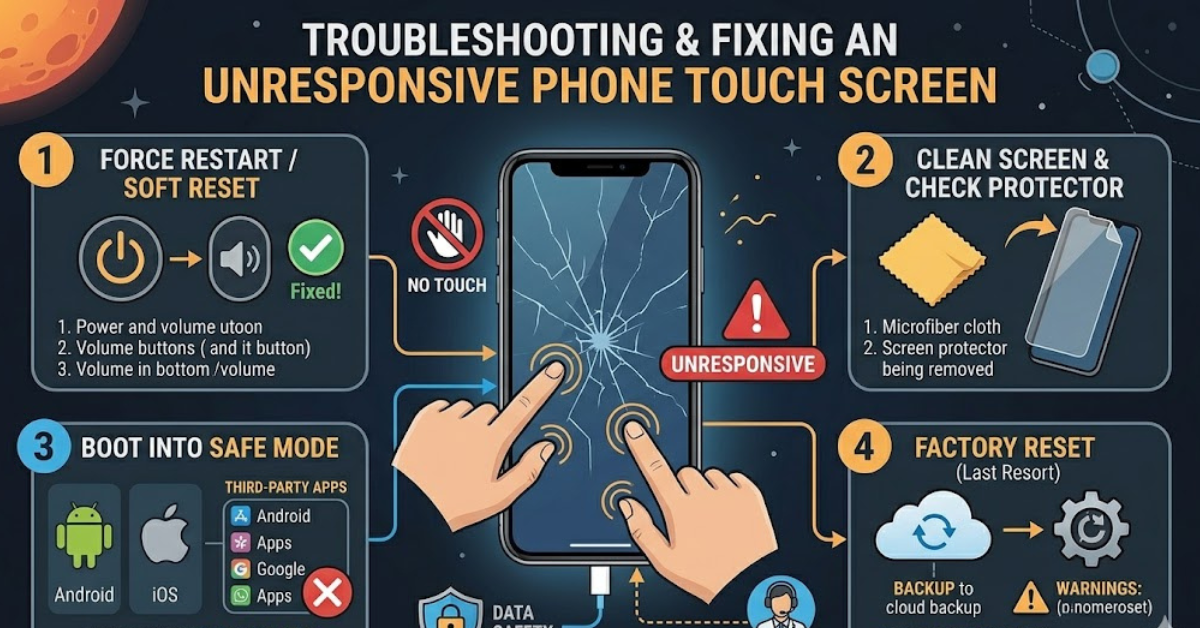 How to Fix Phone Screen Unresponsive Touch Fast